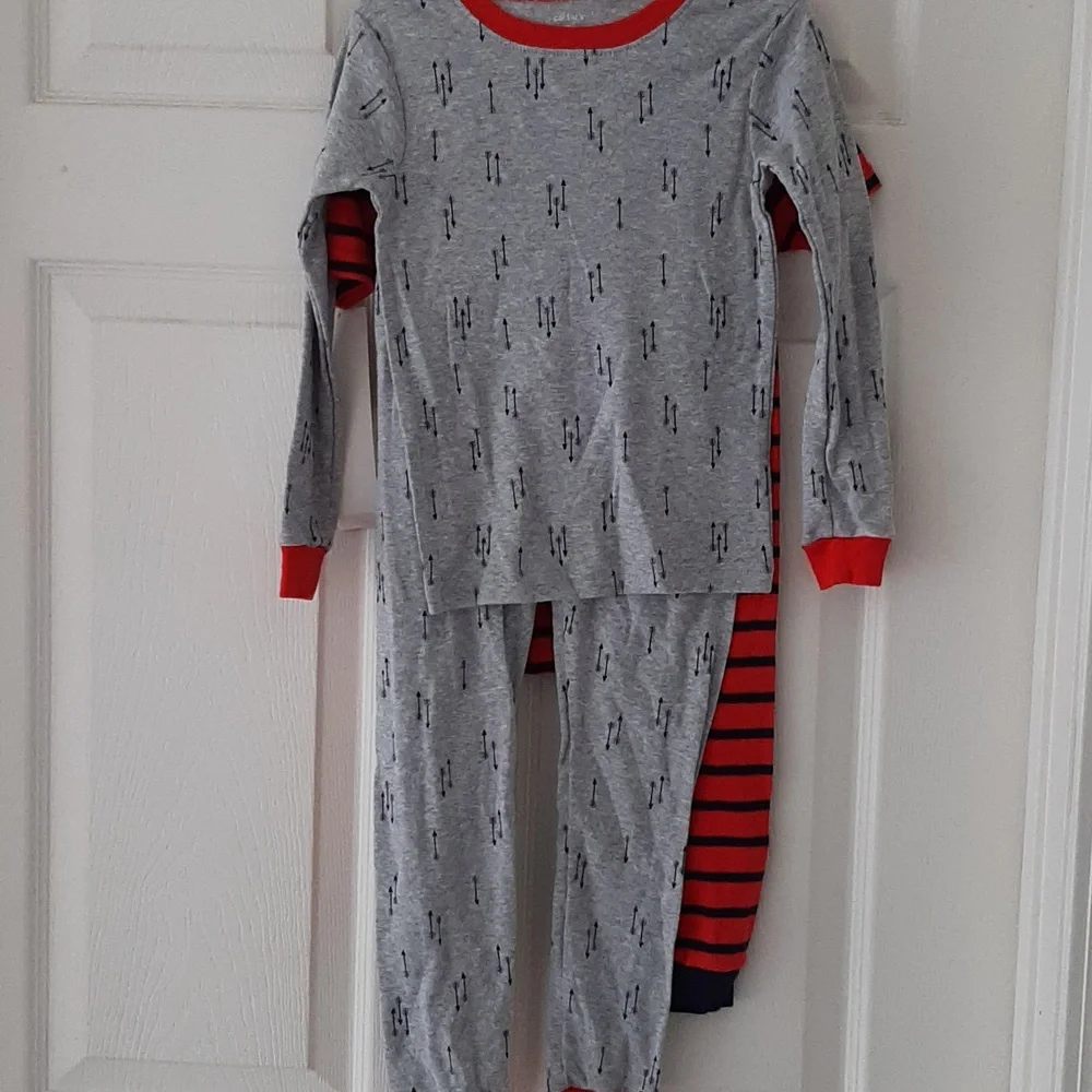 NWT 5T (3) 4 Piece Carters Pajama Sets